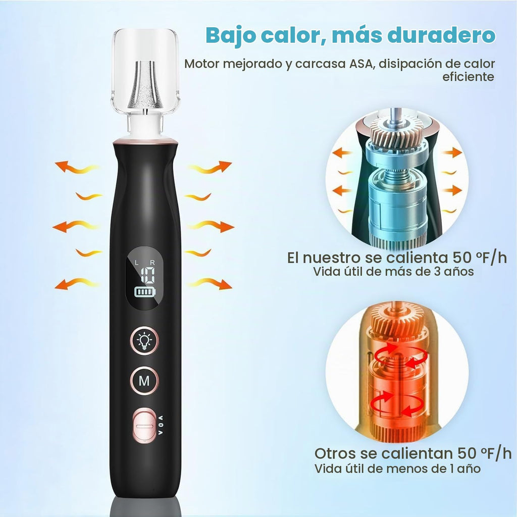 Taladro eléctrico para limas de uñas, molinillo de uñas para uñas g...