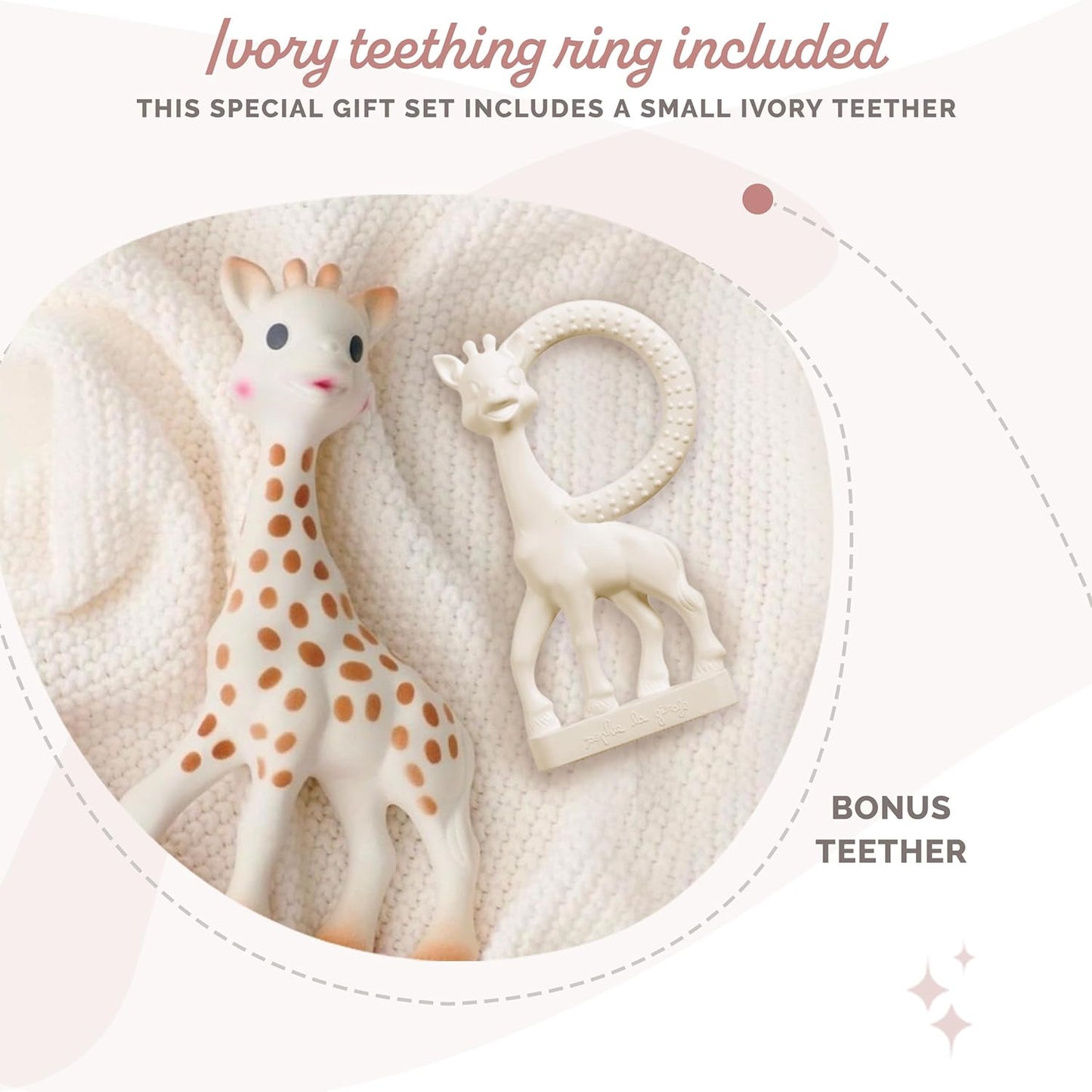 Sophie La Girafe - Mordedera en forma de jirafa para regalo y premio