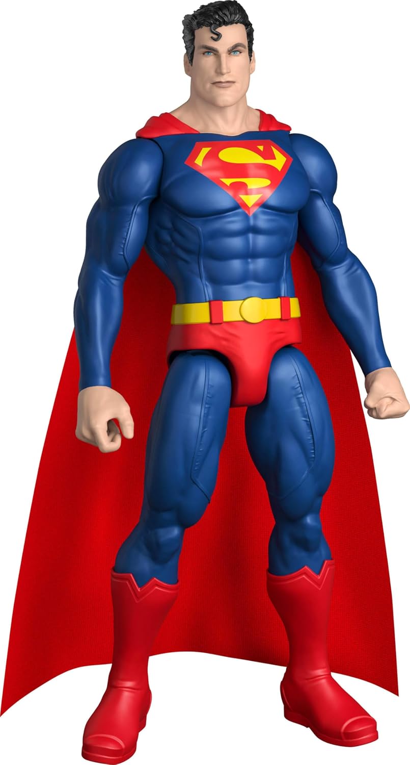Mattel DC - Figura de acción de Superman de 12 pulgadas, súper traj...