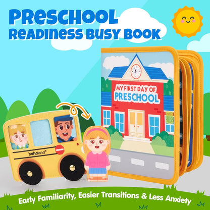 hahaland Busy Book Actividades de aprendizaje preescolar - Regalos...
