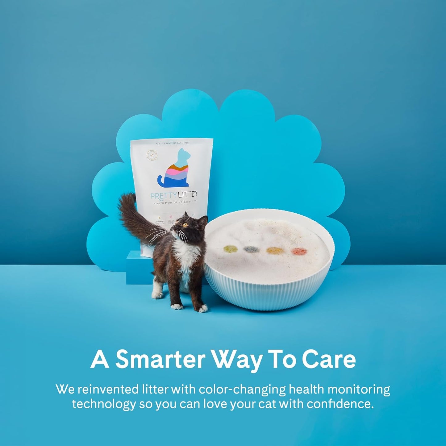 PrettyLitter - Arena para gatos con monitoreo de la salud (aloe tra...