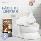 Jool Baby Real Feel - Orinal 2 en 1 con almacenamiento de toallitas...
