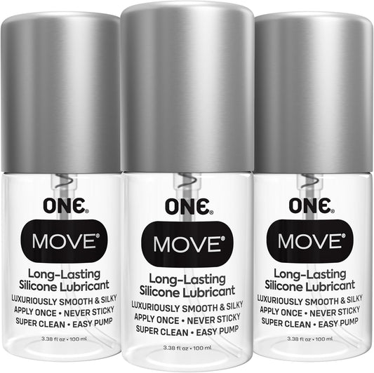 One Condones One Move Lubricante, 3.4 fl oz, paquete de 3