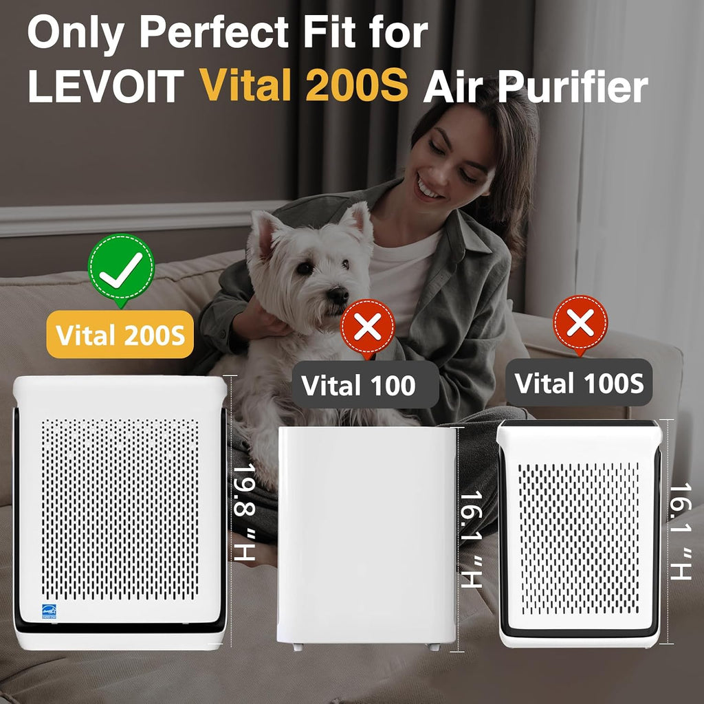 Filtro de repuesto Vital 200S-P compatible con el purificador de ai...