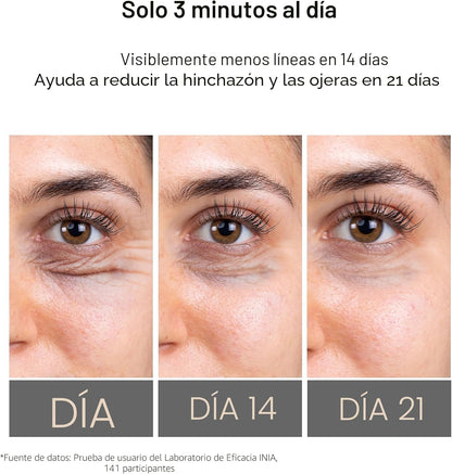 INIA Terapia de luz roja debajo de los ojos para la cara, dispositi...