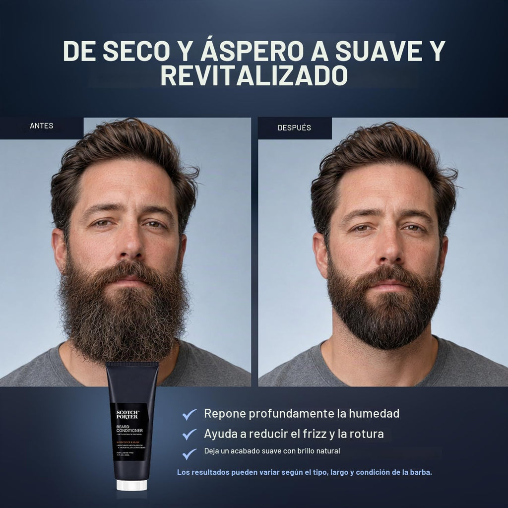 Scotch Porter Hidratar y nutrir el acondicionador de barba para hom...