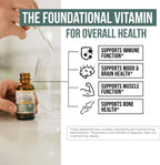 Planta-D3 Vitamina D3 Orgánica 5000 UI - Vegana, Líquido Sublingual...