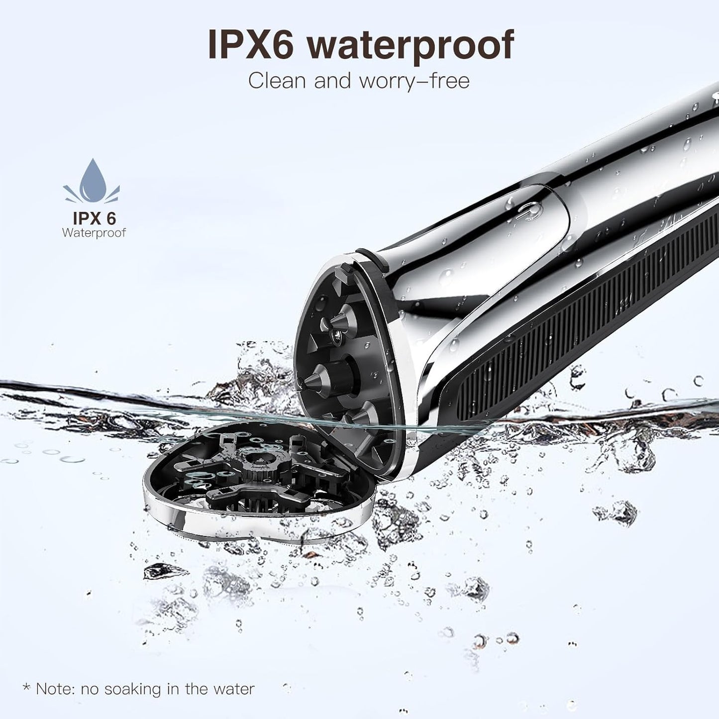 Maquinilla de afeitar eléctrica para hombres, afeitadora de larga duración de 90 minutos con cabezal flotante 4D y pantalla LCD, ultra suave para pieles sensibles, IPX6 impermeable, carga rápida USB-C, con estuche de viaje, regalo ideal