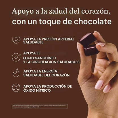 HumanN SuperBeets - Masticables de corazón, soporte de óxido nítric...