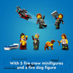 LEGO City Estación de bomberos con camión de bomberos de juguete \u...