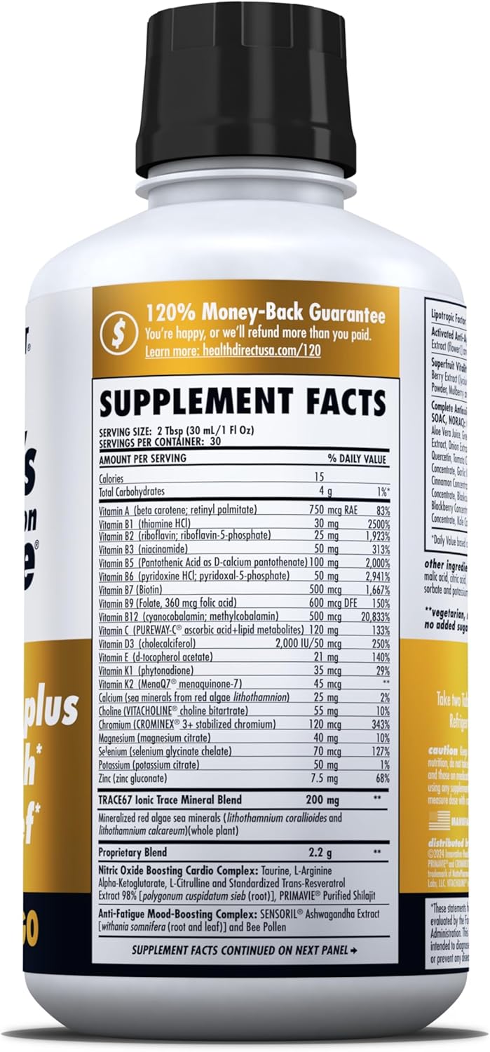 HEALTH DIRECT - Nature's Optimal Nutrition Energize Liquid Mult...