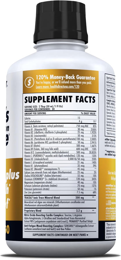 HEALTH DIRECT - Nature's Optimal Nutrition Energize Liquid Mult...