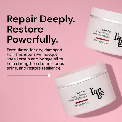 L'ANGE HAIR Borago - Mascarilla acondicionadora profunda con ac...
