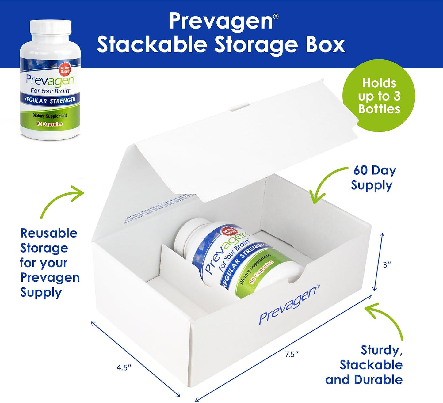 Prevagen Regular Strength - 60 cápsulas (suministro para 2 meses) |...