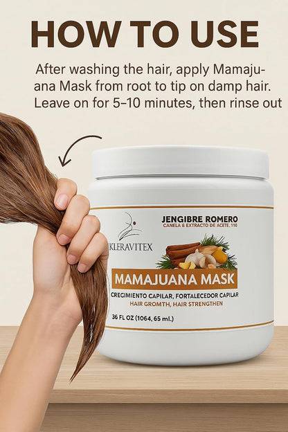 Kleravitex Mamajuana Mascarilla capilar \u2013 Tratamiento profundo...