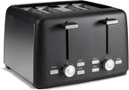 Amazon Basics Tostadora de 4 rebanadas, con 7 ajustes de tostado, r...