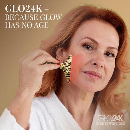 GLO24K Luz Roja para Cara y Cuello Dispositivo de Belleza \u2013 Ac...