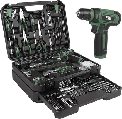 Prostormer - Juego de herramientas con taladro inalámbrico de 8V, k...