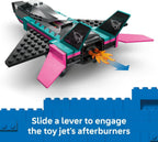 LEGO City Jet vs. Juguetes de construcción de automóviles para niño...