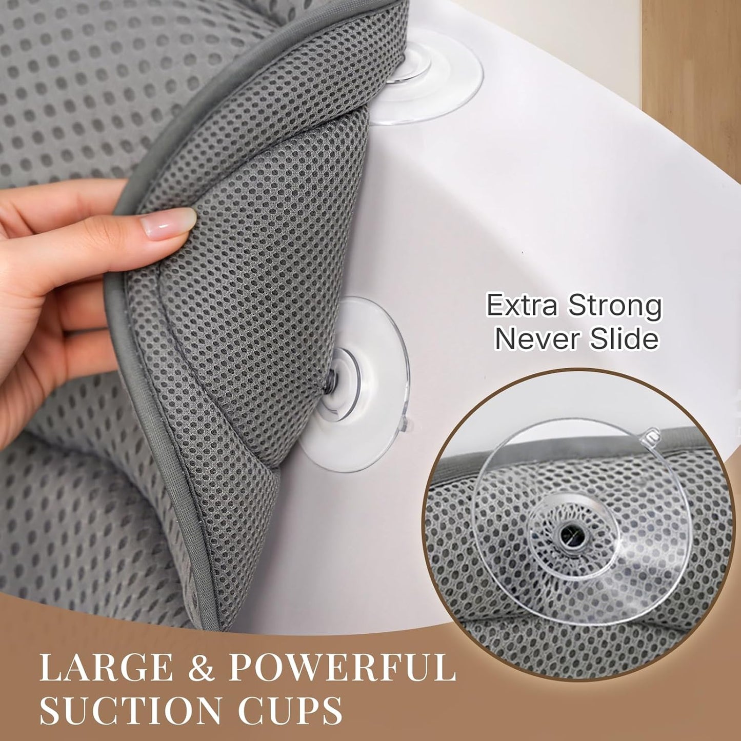 Almohada de baño, almohadas de baño de lujo para bañera, almohadas...