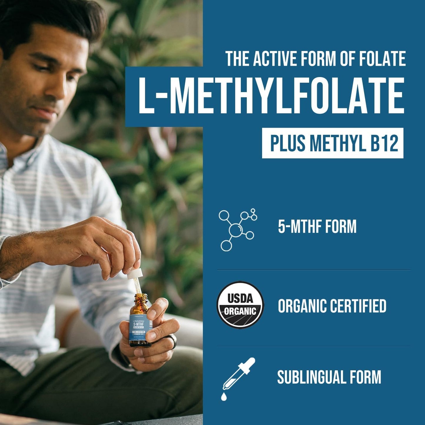 L Metilfolato 15mg Plus Metil B12 Cofactor \u2013 Sabor a Bayas Org...
