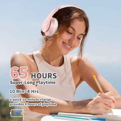Uliptz Auriculares Bluetooth inalámbricos, tiempo de reproducción d...