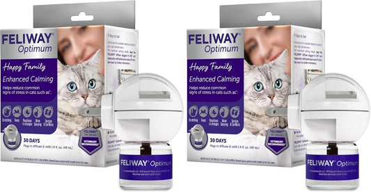 Difusor de aroma Feliway, óptimo para gatos, feromonas calmantes me...