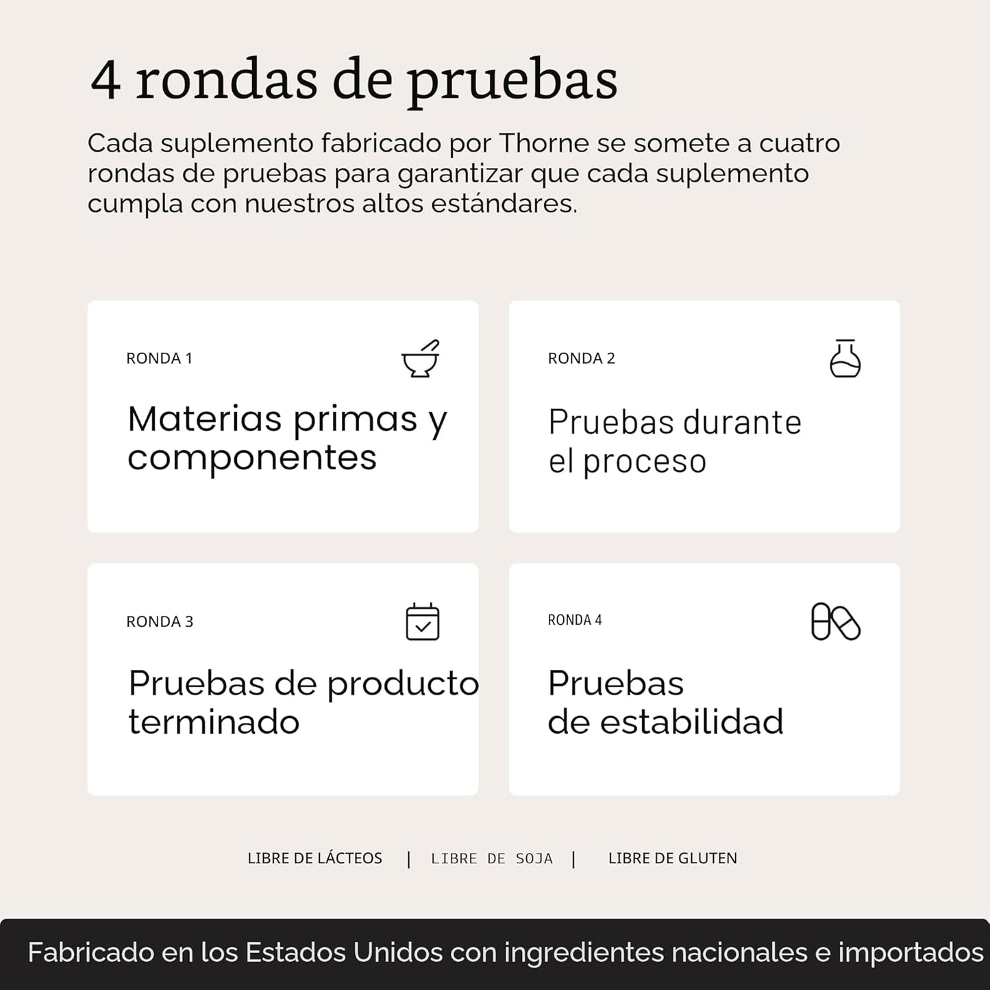 THORNE - Complejo B básico - Suplemento complejo de vitamina B list...