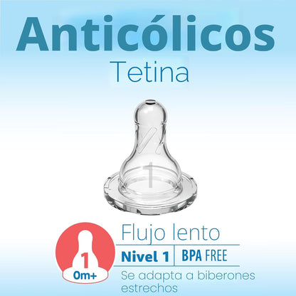 Dr. Brown's - Biberón anti-cólico de flujo natural Options+ de...