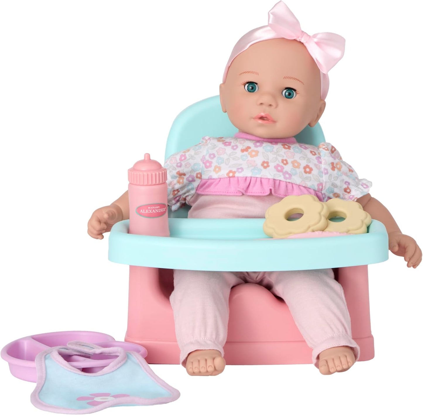 Madame Alexander Muñeca de bebé Sweet Smiles de 14 pulgadas, hora d...