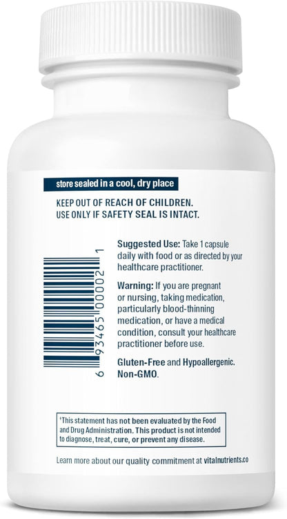 Vital Nutrients Vitamina D3 + K2 | 2000 UI | Suplemento de vitamina...