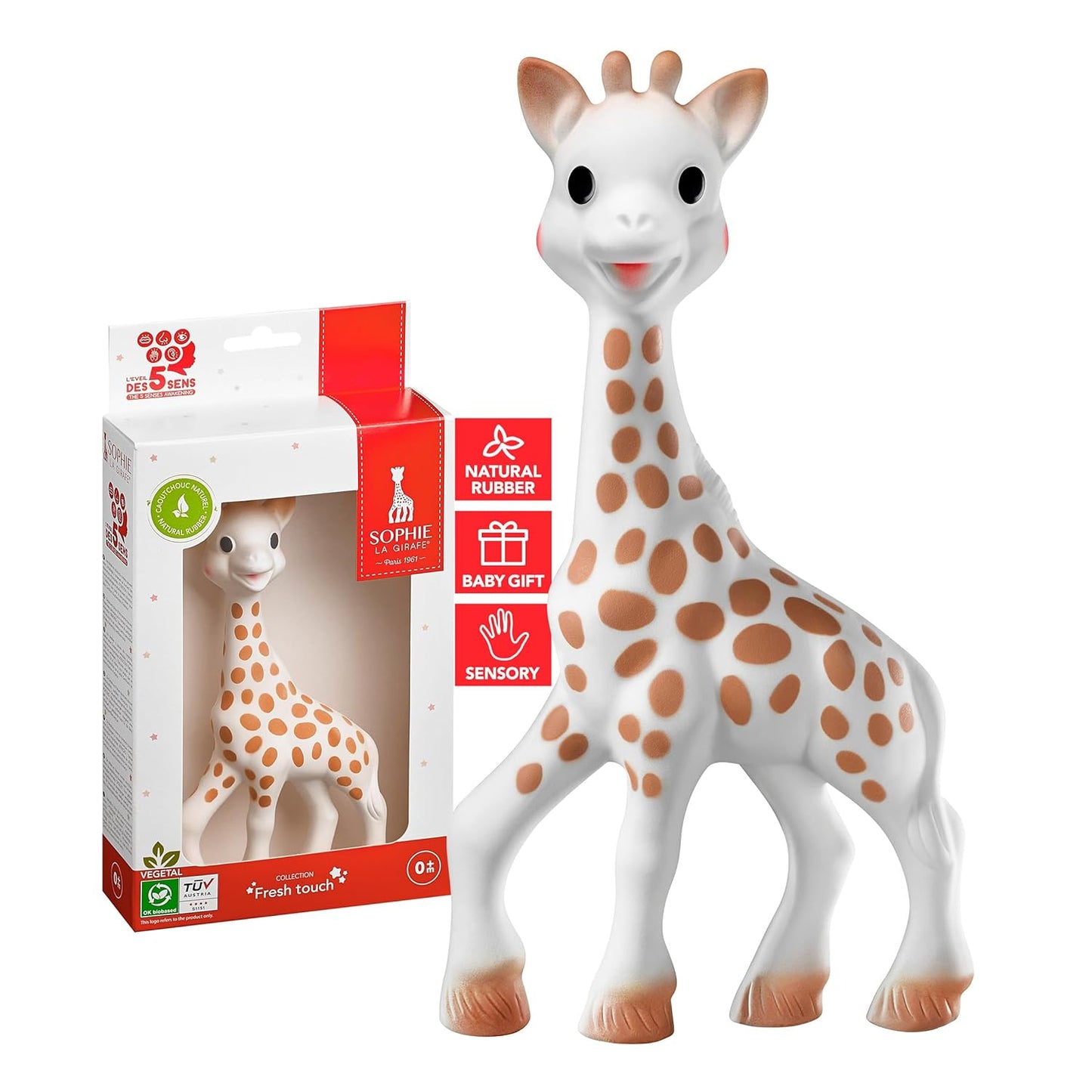La jirafa de Vulli Sophie, Caja roja