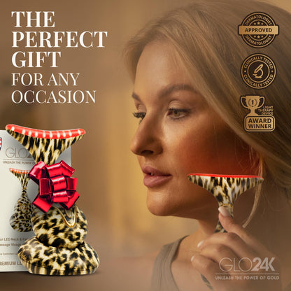 GLO24K Luz Roja para Cara y Cuello Dispositivo de Belleza \u2013 Ac...