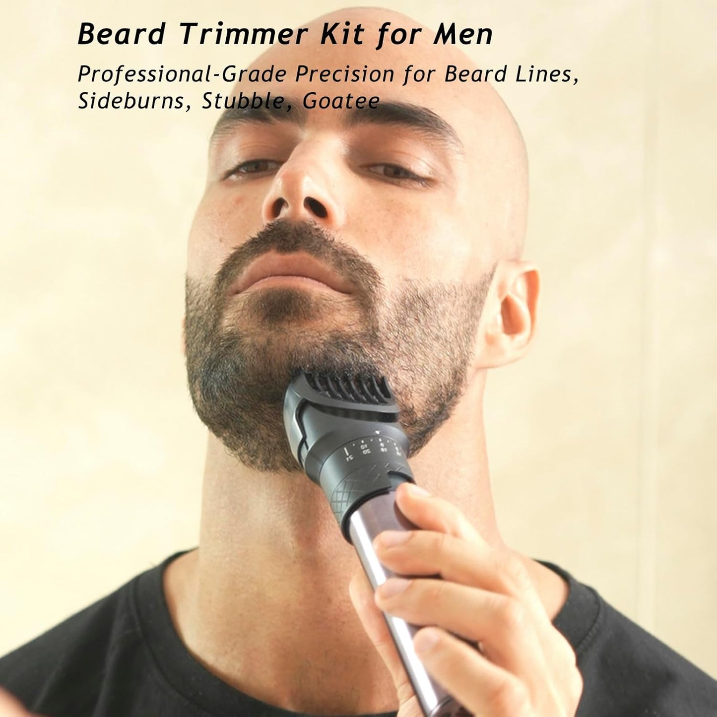 Cortadora de barba para hombres, juego de afeitadoras eléctricas y...