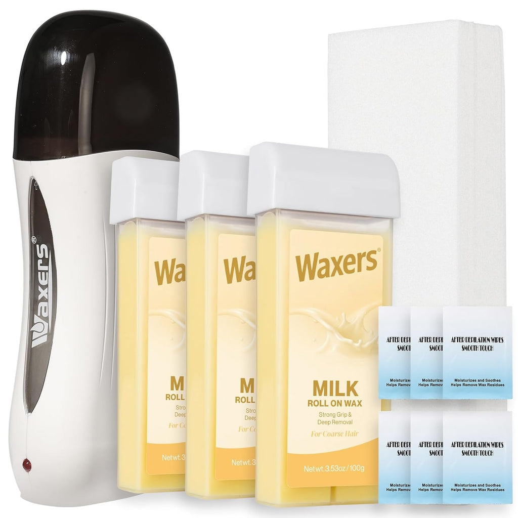 Kit de depilación con rodillo Waxers para depilación Kit de cera en...