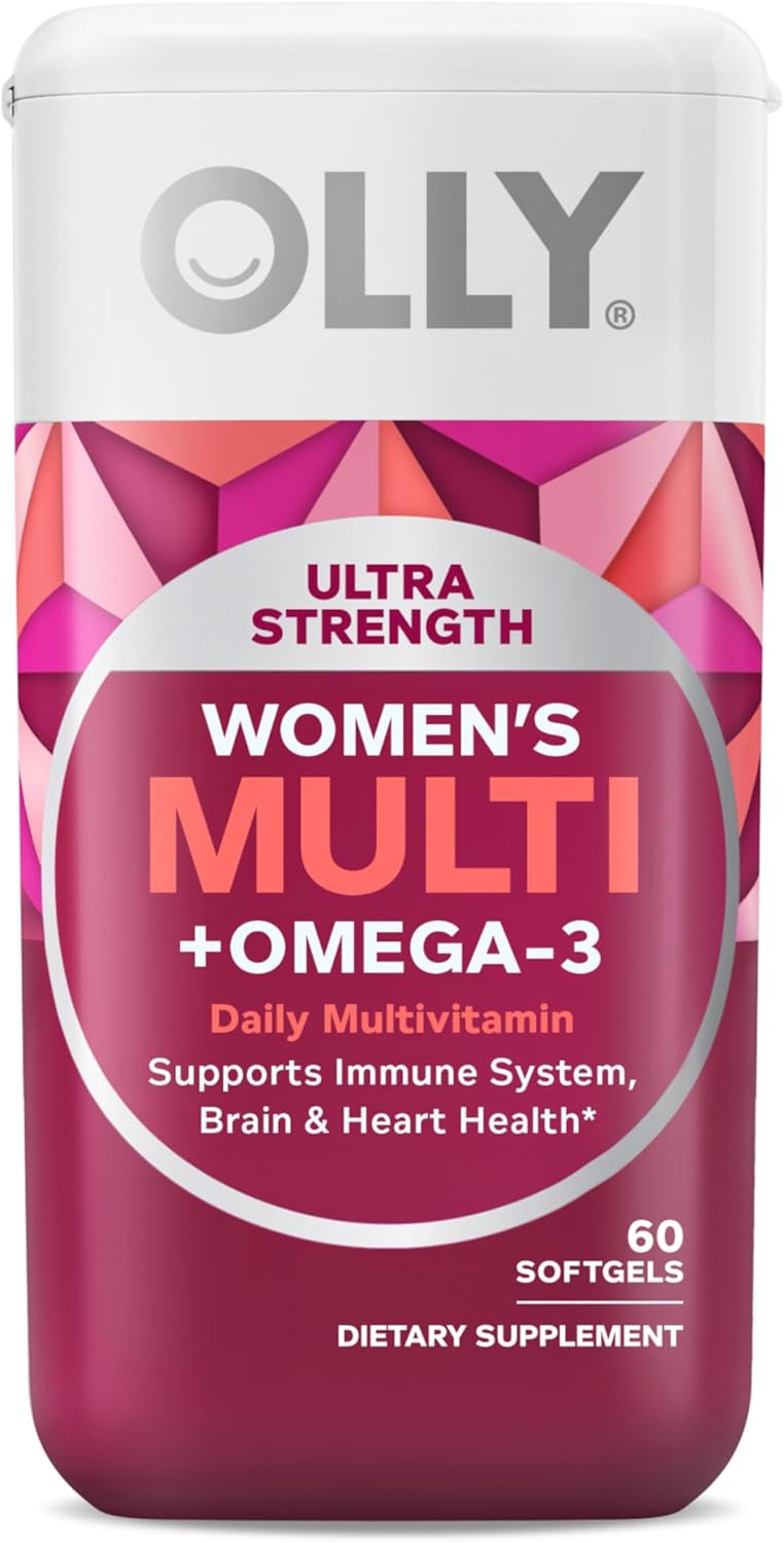 OLLY Ultra Cápsulas Blandas Multivitamínicas para Mujeres, Salud Ge...