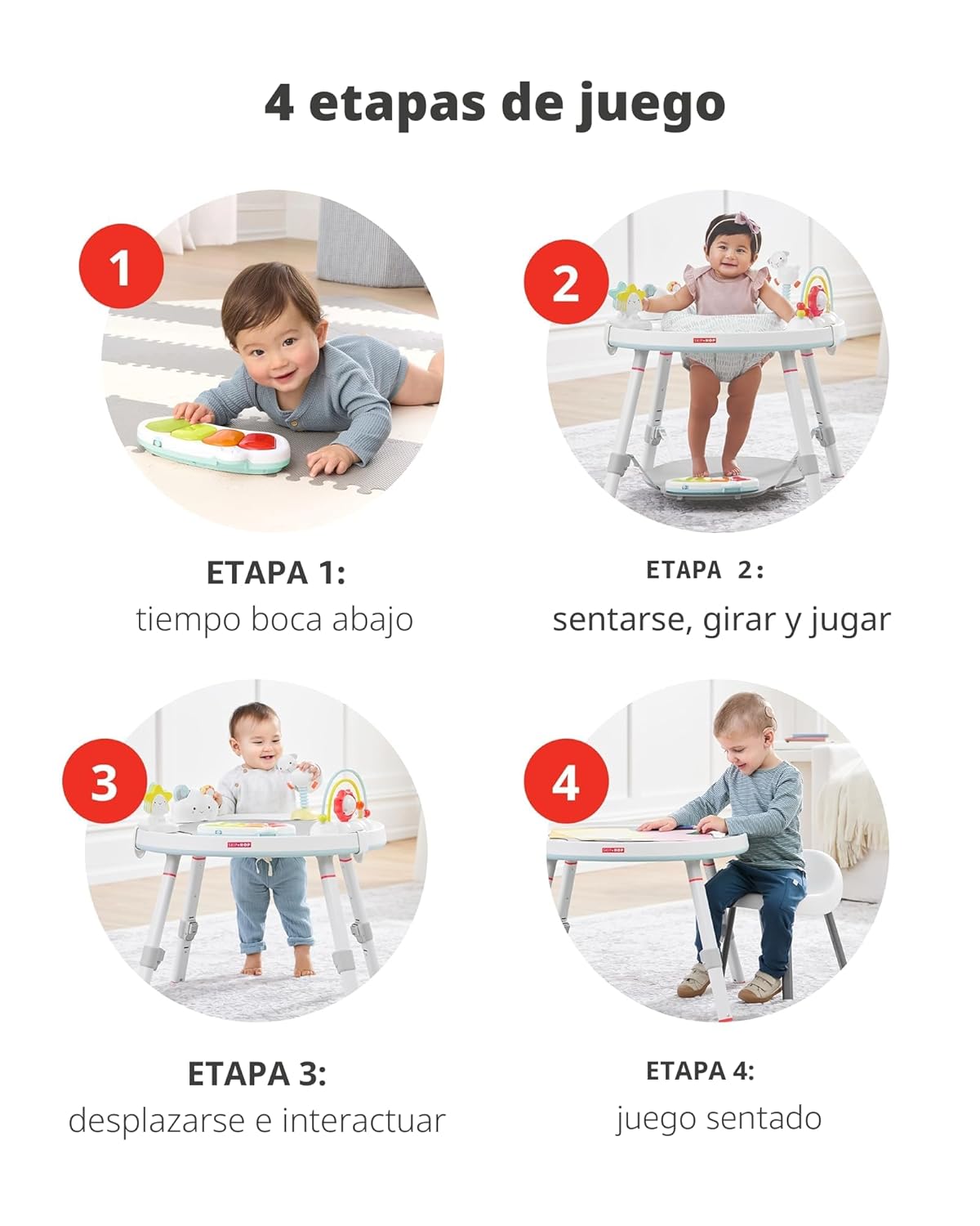 Skip Hop Centro de actividades para bebés: Centro de juegos interac...