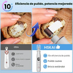HSKAI Lima de uñas eléctrica, molinillo de uñas inalámbrico para uñ...