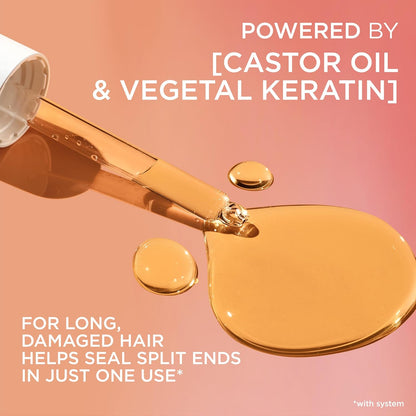 L'Oreal Paris Elvive Dream Lengths Heat Slayer - Aerosol de pre-planchado sin enjuague, 4.4 onzas | 4.4 US, Onza