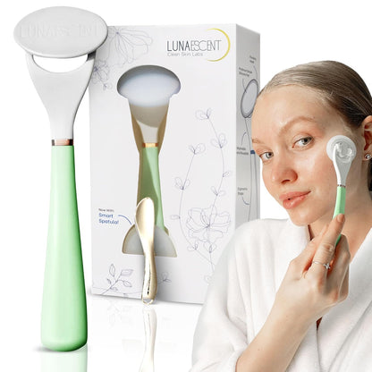 LUNAESCENT Aplicador de suero para cara con espátula, herramienta r...