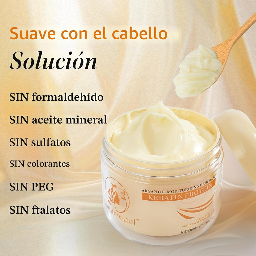 Aomimegel Máscara de Colágeno para el Cabello, Máscara de Aceite de...