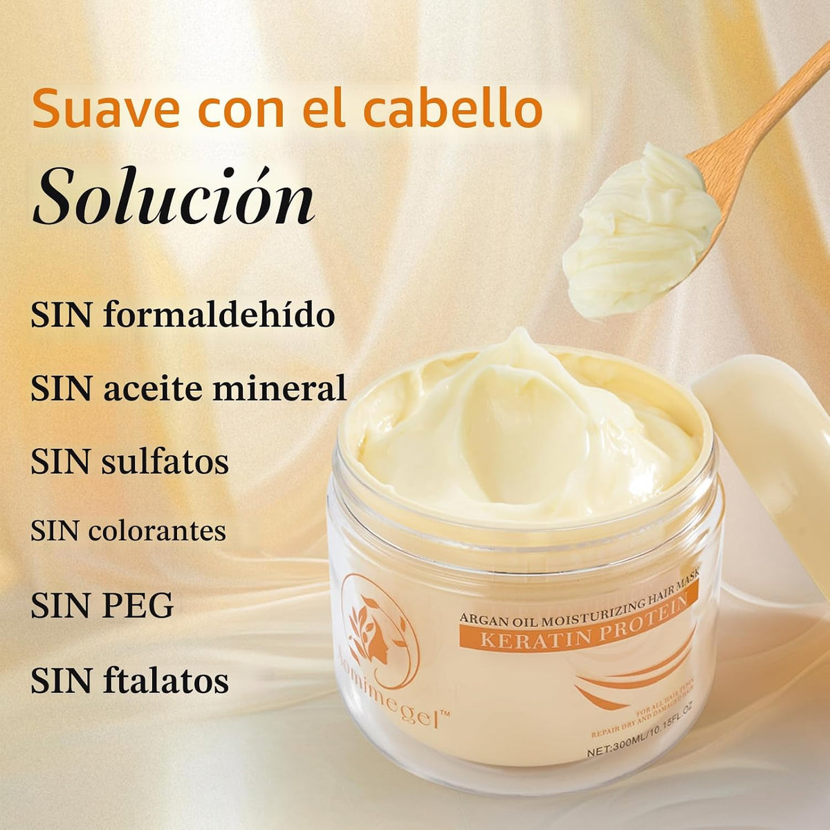 Aomimegel Máscara de Colágeno para el Cabello, Máscara de Aceite de...