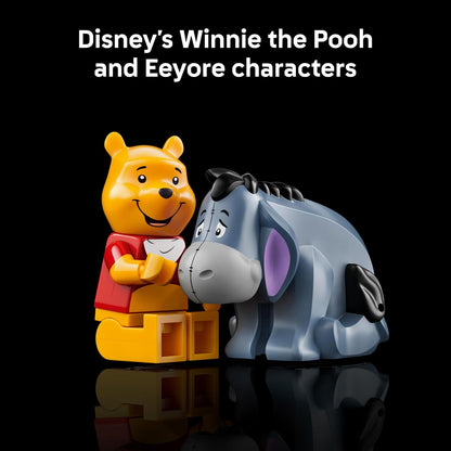 LEGO Disney Winnie The Pooh Juego de construcción – Decoración para el hogar, la oficina o estante de libros para fanáticos adultos, mayores de 18 años – con figura Eeyore – Regalo coleccionable de