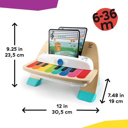 Baby Einstein y Hape Piano Mágico Tactil - Juguete musical de mader...