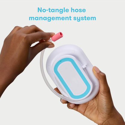Frida Baby Aspirador nasal eléctrico NoseFrida Pro para bebé, succión de grado hospitalario, succión de nariz para bebés y niños pequeños, aspirador nasal para aliviar la congestión, 5 niveles de