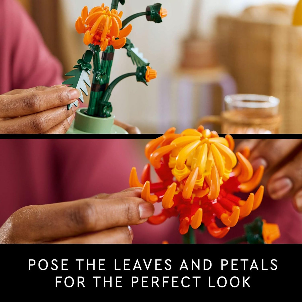 LEGO Botanicals - Juego de construcción de crisantemo para adultos...