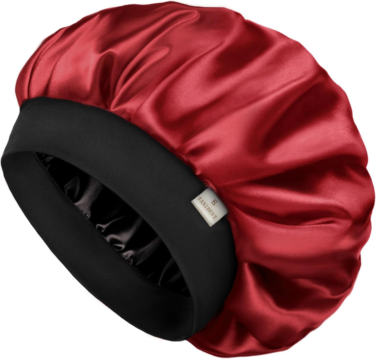 YANIBEST Gorro de seda para hombres y mujeres, gorro de satén de do...