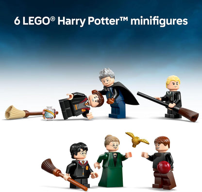 LEGO Harry Potter Castillo de Hogwarts: Lecciones de Vuelo Juguete de Construcción - Juguete de Mago para Niños y Niñas, Fanáticos de Harry Potter, Edades 9+ - Idea de Regalo para Cumpleaños - 76447