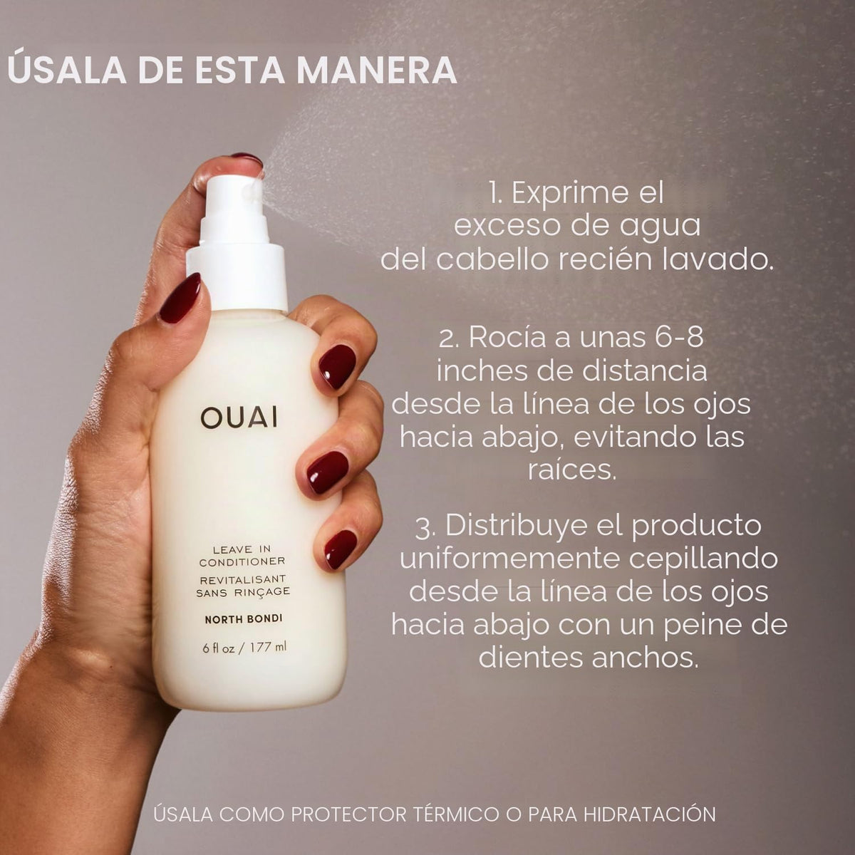 Acondicionador sin enjuague multitarea OUAI - Aroma North Bondi - T...