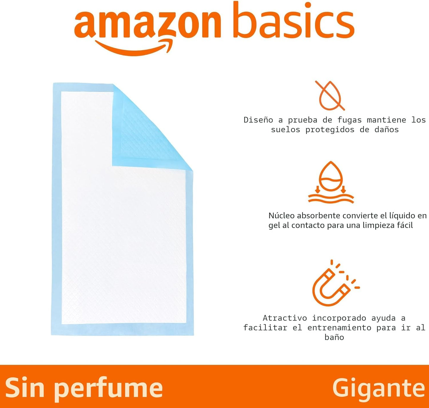 Amazon Basics - Almohadillas para entrenamiento urinario de perros...